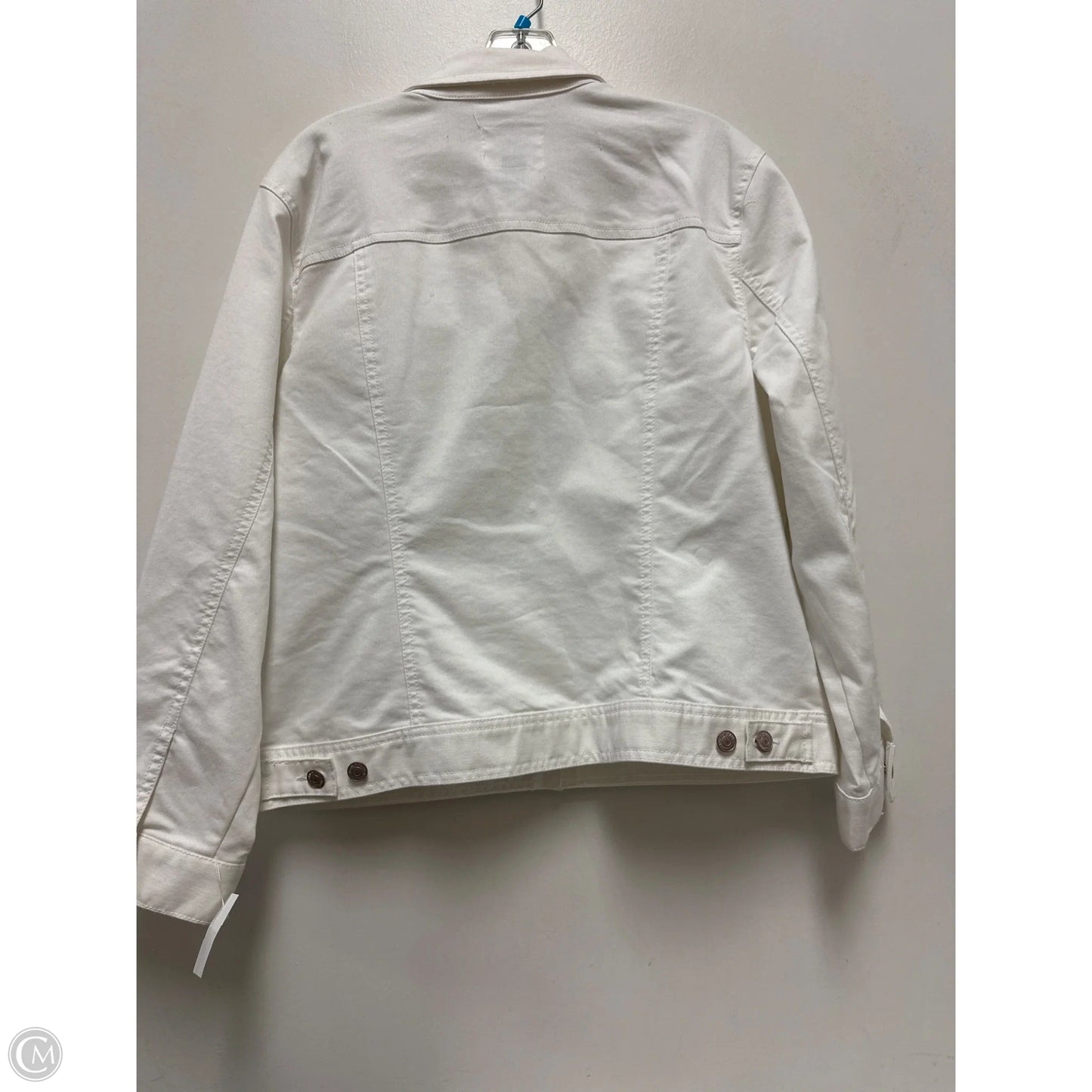 Jacket Denim By Old Navy In White, Size: Xl