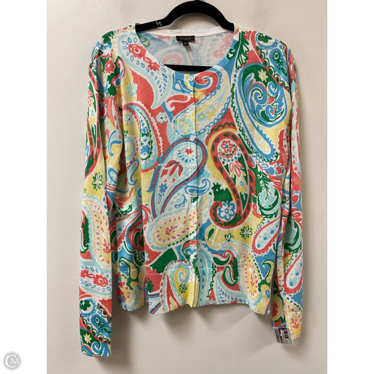 Cardigan By Talbots In Multi-colored, Size: Xl