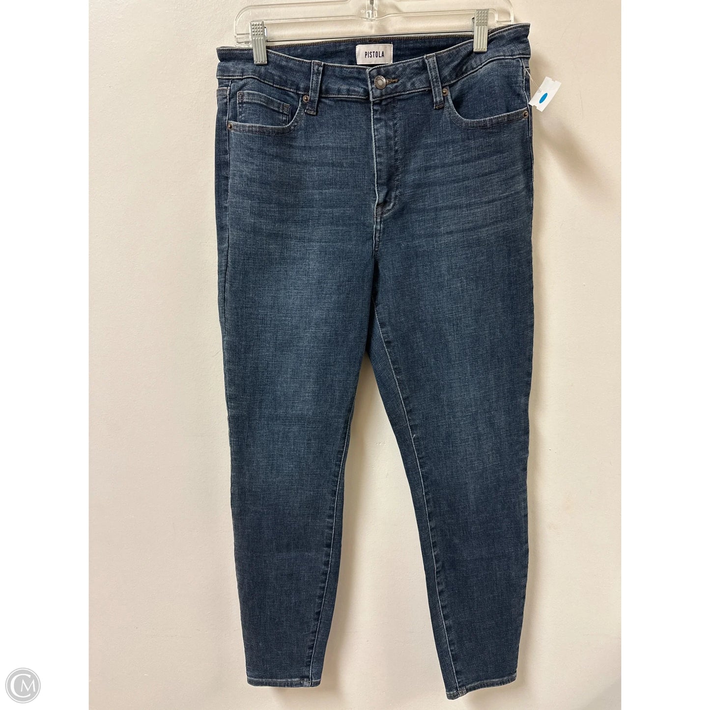 Jeans Skinny By Pistola In Blue Denim, Size: 12