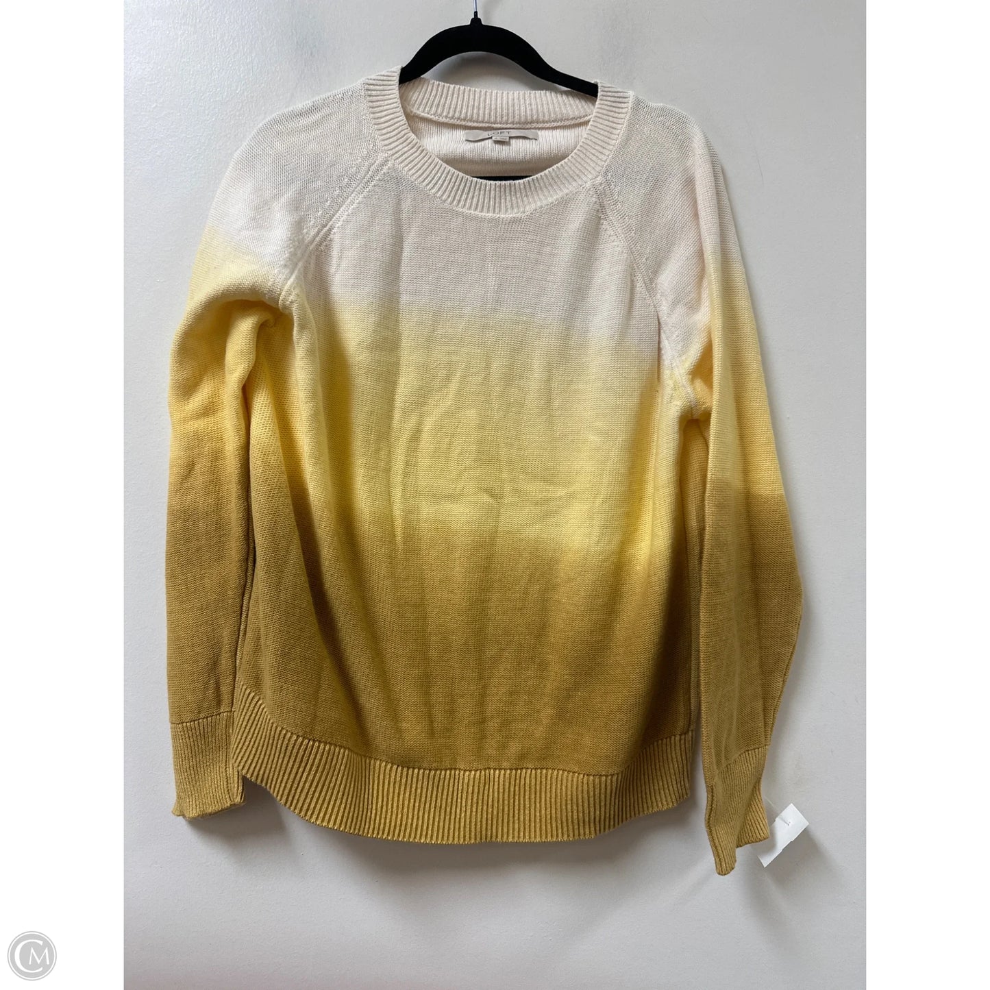 Sweater By Loft In Yellow, Size: Xl