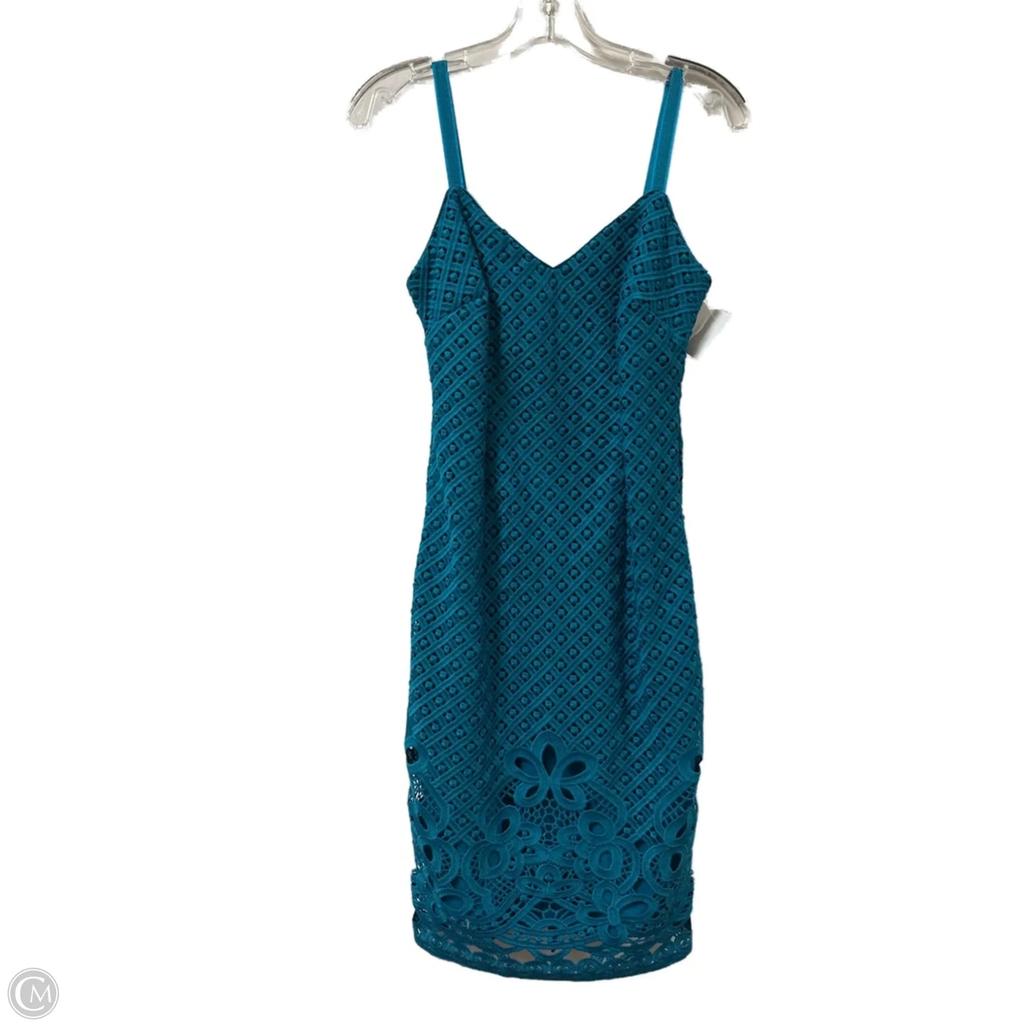 Dress Party Midi By White House Black Market In Teal, Size: Xs