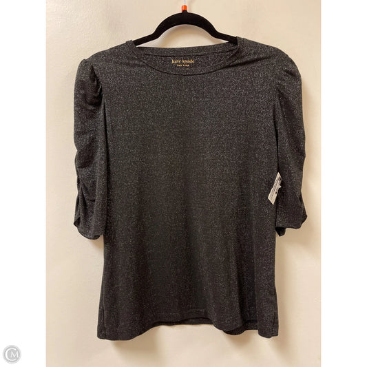 Top Short Sleeve Designer By Kate Spade In Black, Size: L