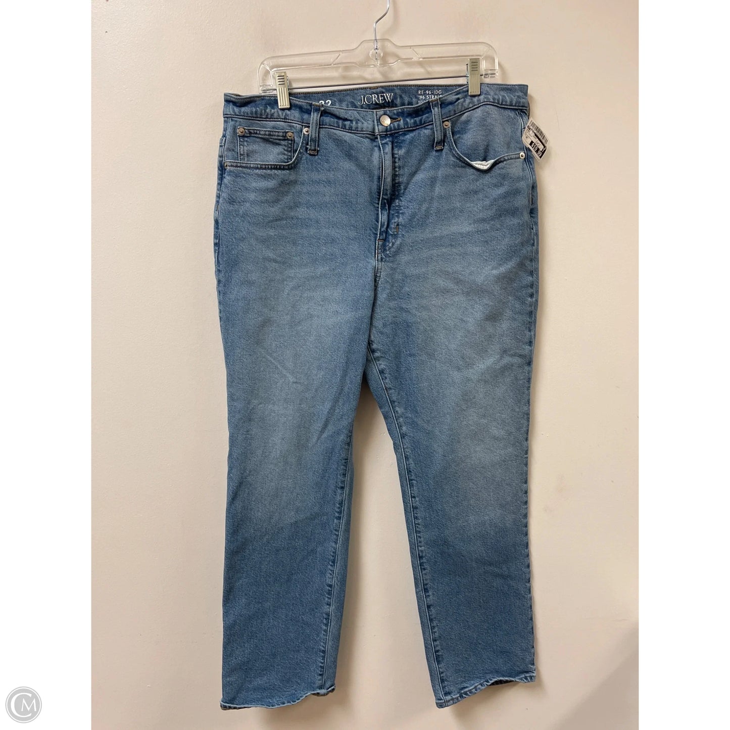 Jeans Straight By J. Crew In Blue Denim, Size: 14