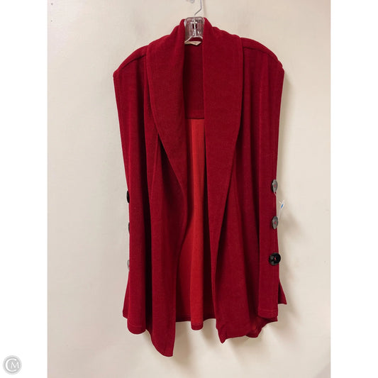 Vest Other By Soft Surroundings In Red, Size: L