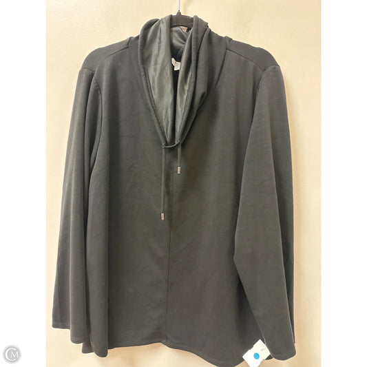 Sweater By Clothes Mentor In Black, Size: 2x