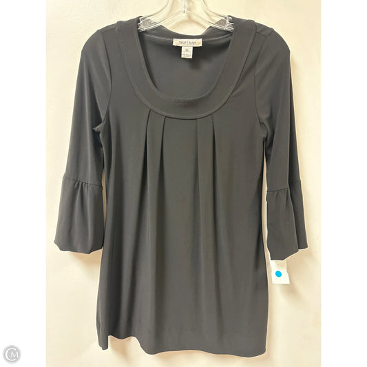 Top Long Sleeve By White House Black Market In Black, Size: Xs