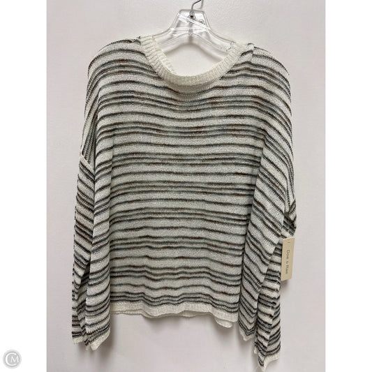Top Long Sleeve By Doe & Rae In Cream, Size: L