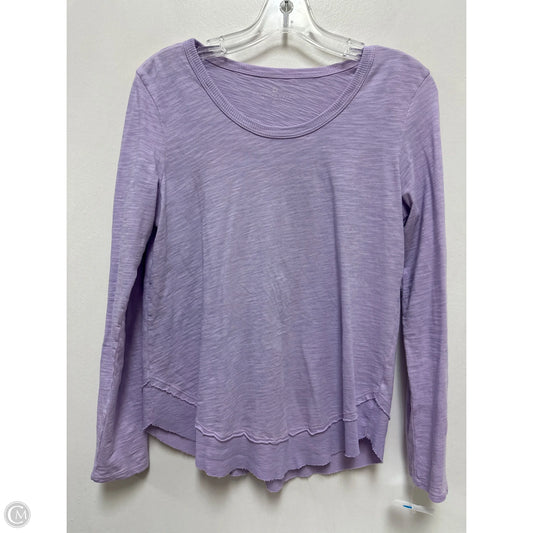 Top Long Sleeve By Elliot Lucca In Purple, Size: Xs