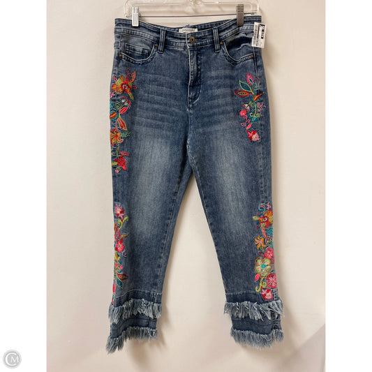 Jeans Boyfriend By John Mark In Blue Denim, Size: 10