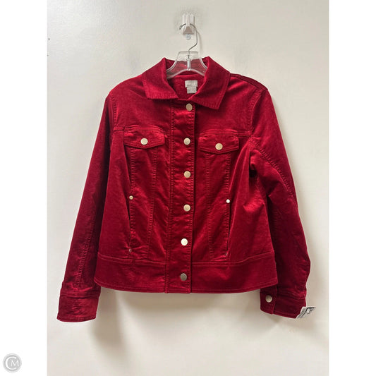 Jacket Other By Chicos In Red, Size: M