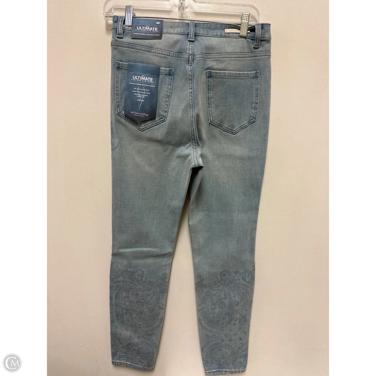 Jeans Skinny By Soft Surroundings In Blue Denim, Size: 8p