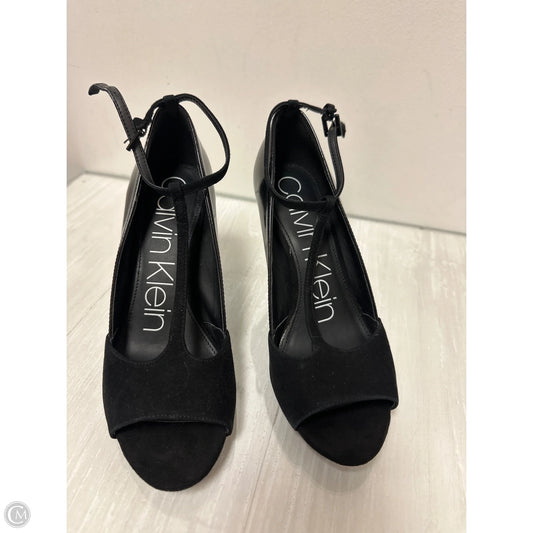 Shoes Heels Stiletto By Calvin Klein In Black, Size: 7.5