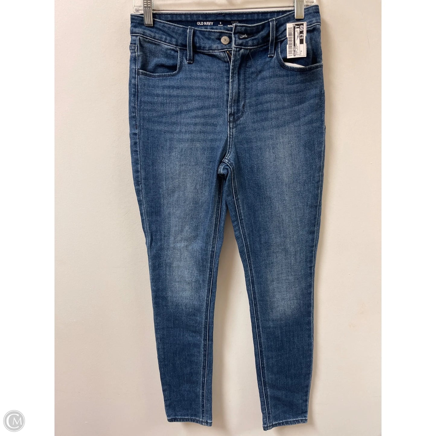 Jeans Skinny By Old Navy In Blue Denim, Size: 6