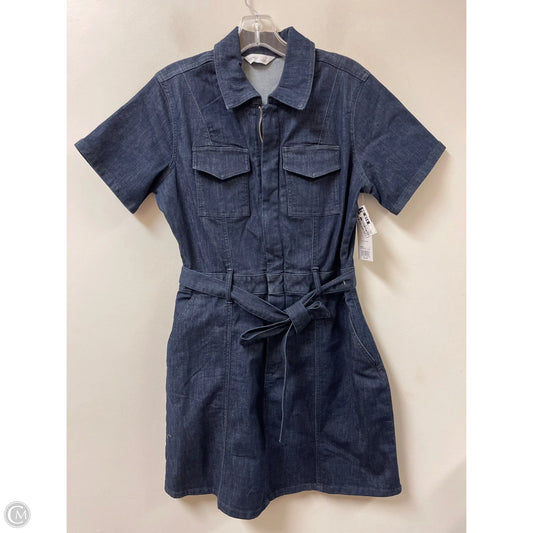 Dress Casual Short By Nine West Apparel In Blue Denim, Size: L