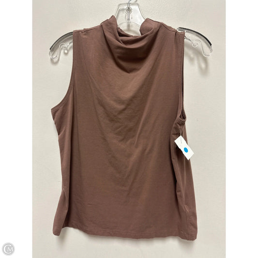 Athletic Top Short Sleeve By Athleta In Brown, Size: S