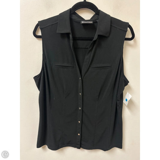 Top Sleeveless By New York And Co In Black, Size: L