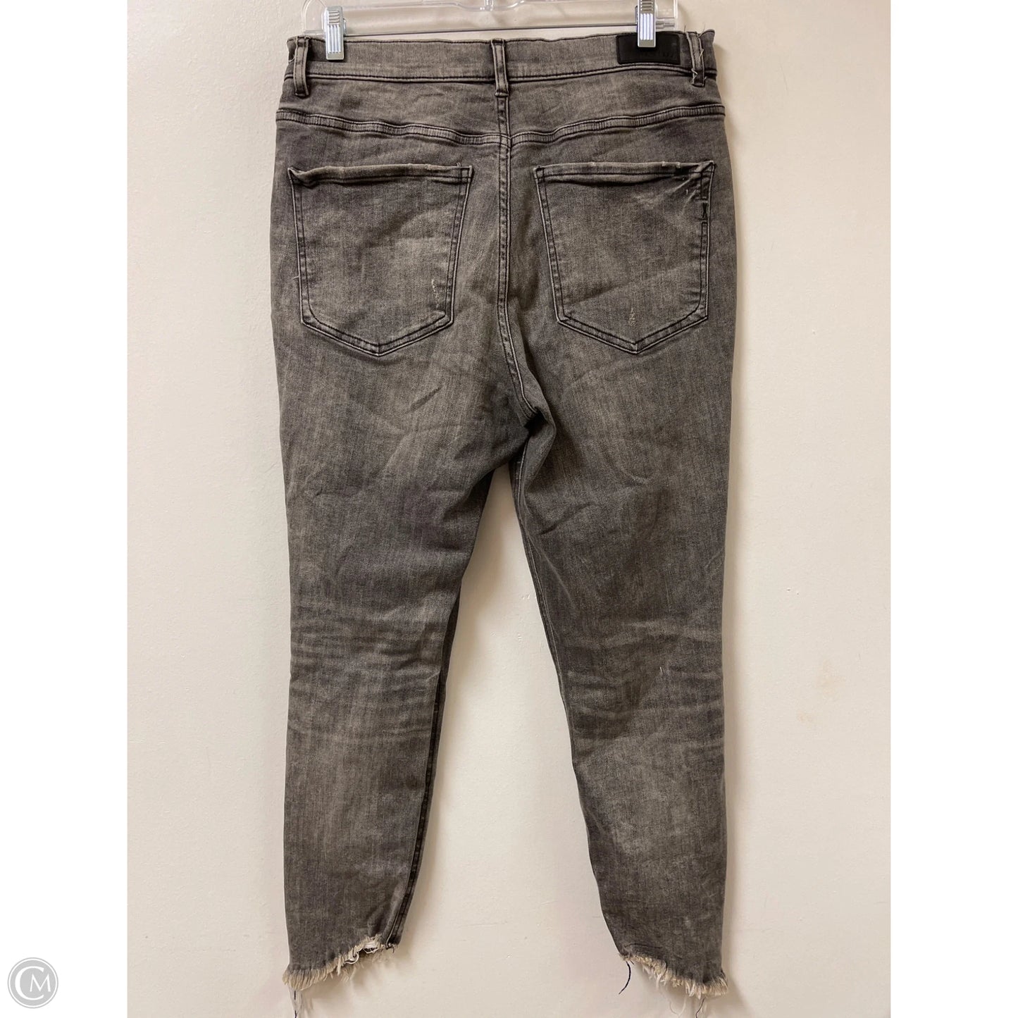 Jeans Skinny By Express In Grey, Size: 12