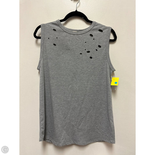 Top Sleeveless By 7th Ray In Grey, Size: S