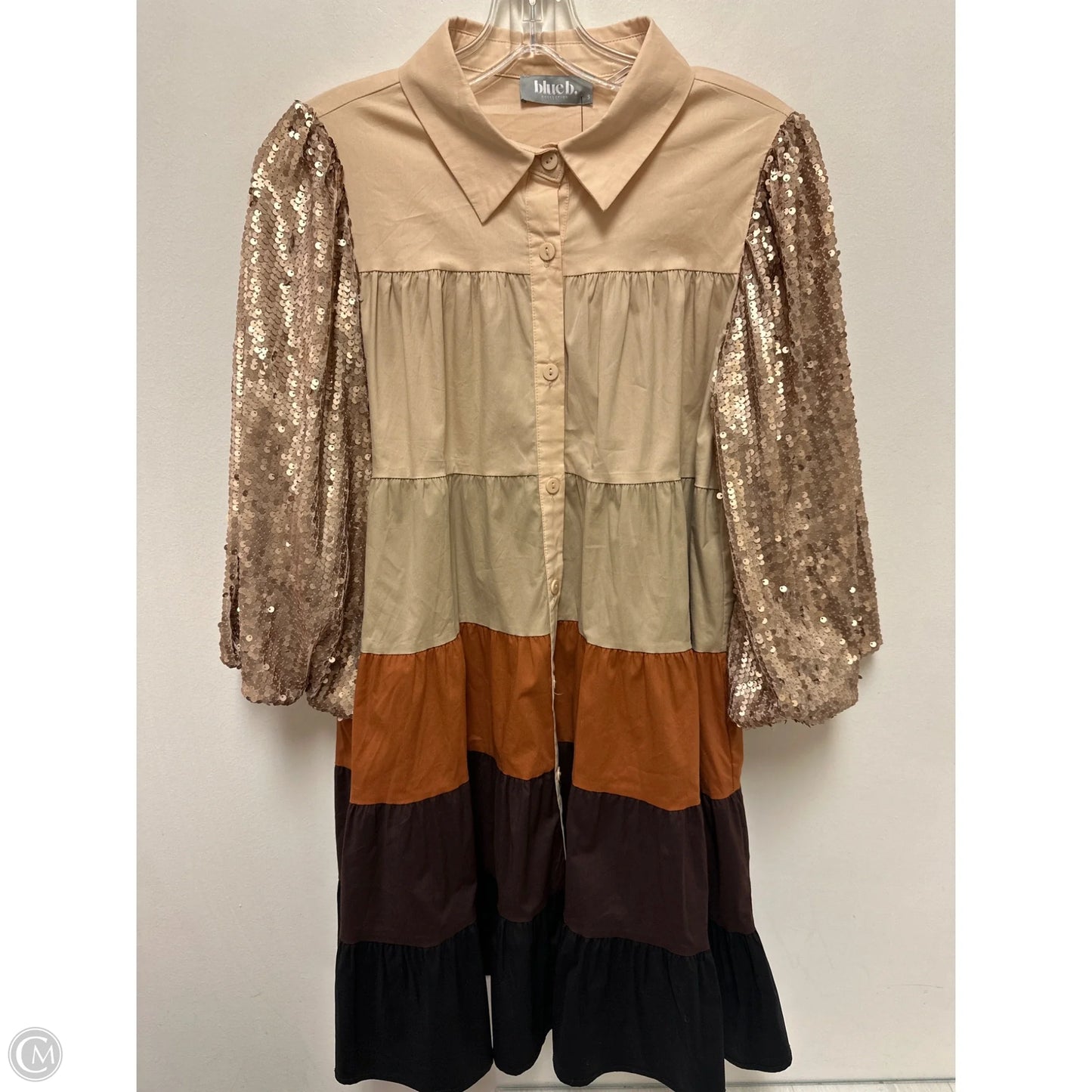 Dress Party Short By Blue B In Tan, Size: S