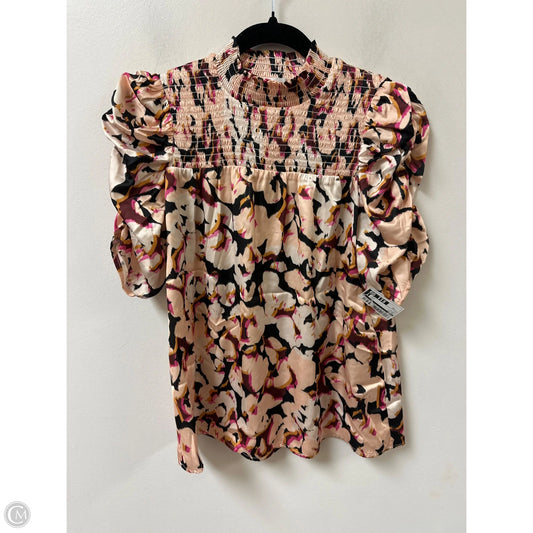 Top Short Sleeve By Thml In Cream, Size: Xs