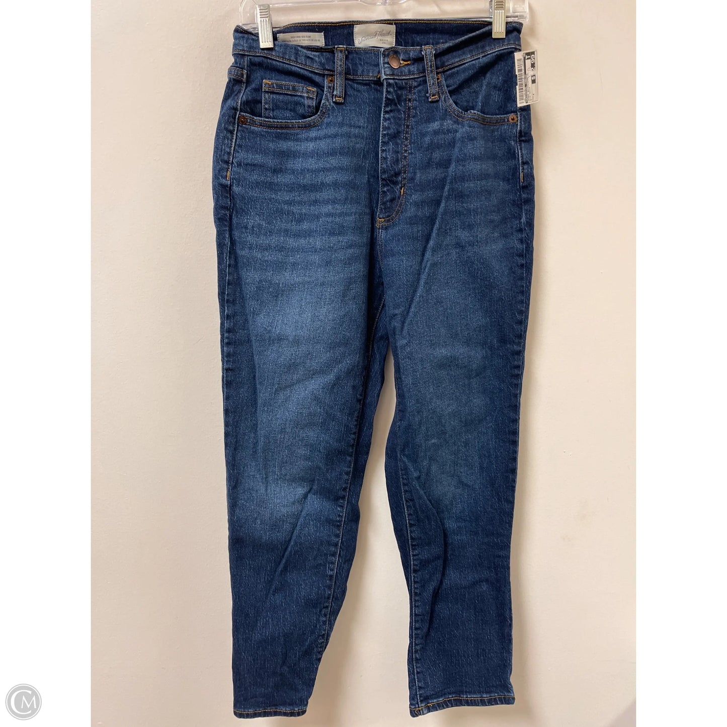 Jeans Boyfriend By Universal Thread In Blue Denim, Size: 4