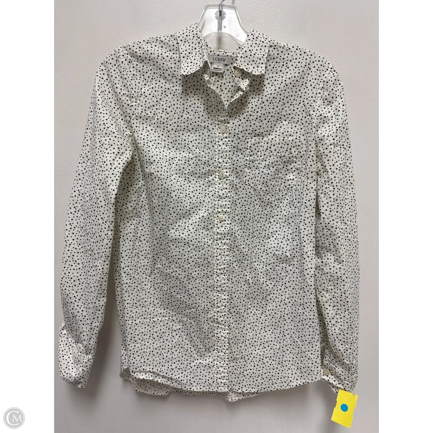 Top Long Sleeve By J. Crew In Cream, Size: Xs