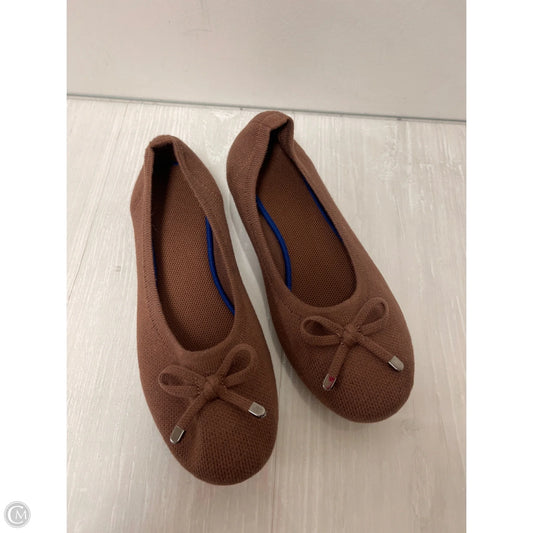 Shoes Flats By Clothes Mentor In Brown, Size: 8.5