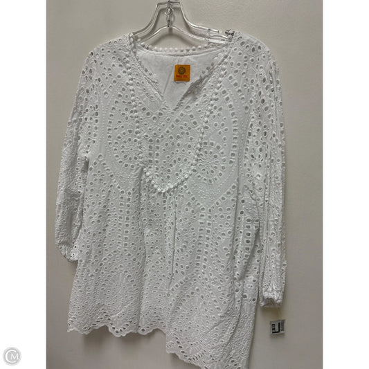 Top Long Sleeve By Ruby Rd In White, Size: Xl