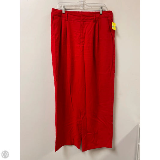 Pants Wide Leg By A New Day In Red, Size: 12
