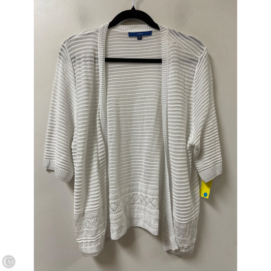 Cardigan By Apt 9 In White, Size: Xl