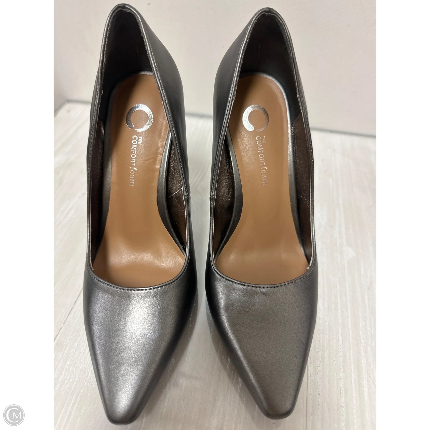 Shoes Heels Stiletto By Clothes Mentor In Silver, Size: 6