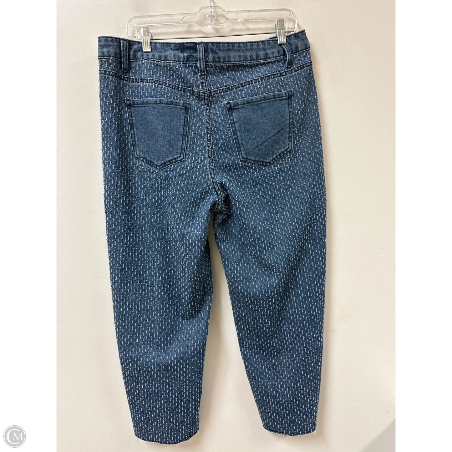Jeans Straight By Time And Tru In Blue Denim, Size: 14
