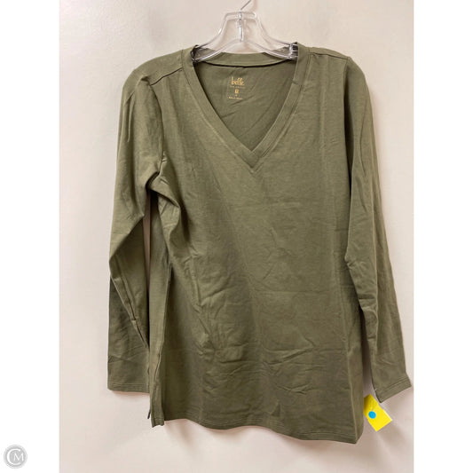 Top Long Sleeve Basic By Belle By Kim Gravel In Green, Size: S