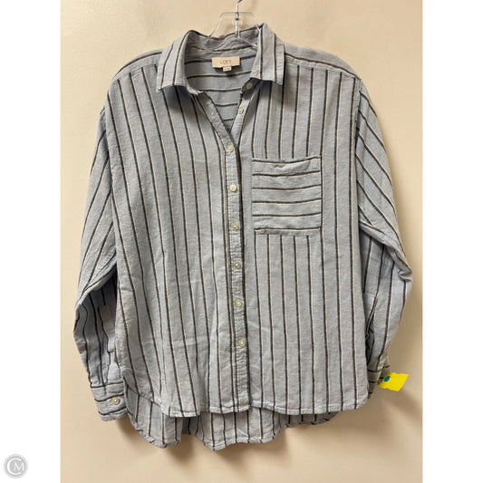 Top Long Sleeve By Loft In Blue, Size: Xs