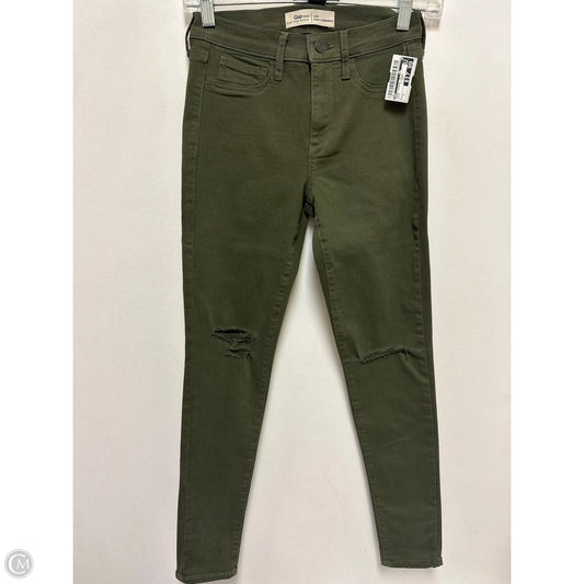 Jeans Skinny By Gap In Green, Size: 2