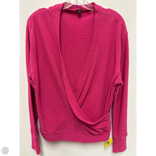 Top Long Sleeve By J. Crew In Pink, Size: M