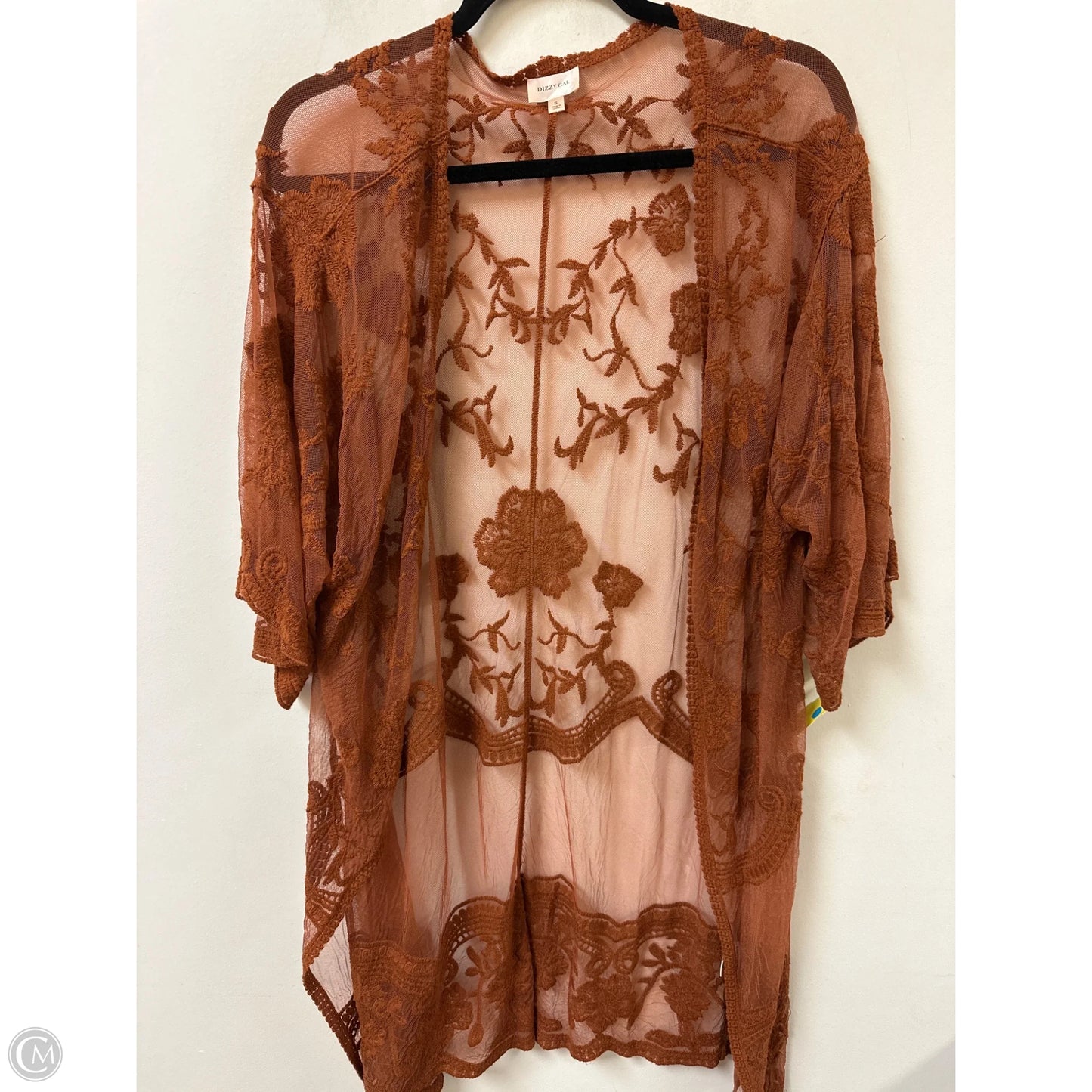 Kimono By Clothes Mentor In Orange, Size: S