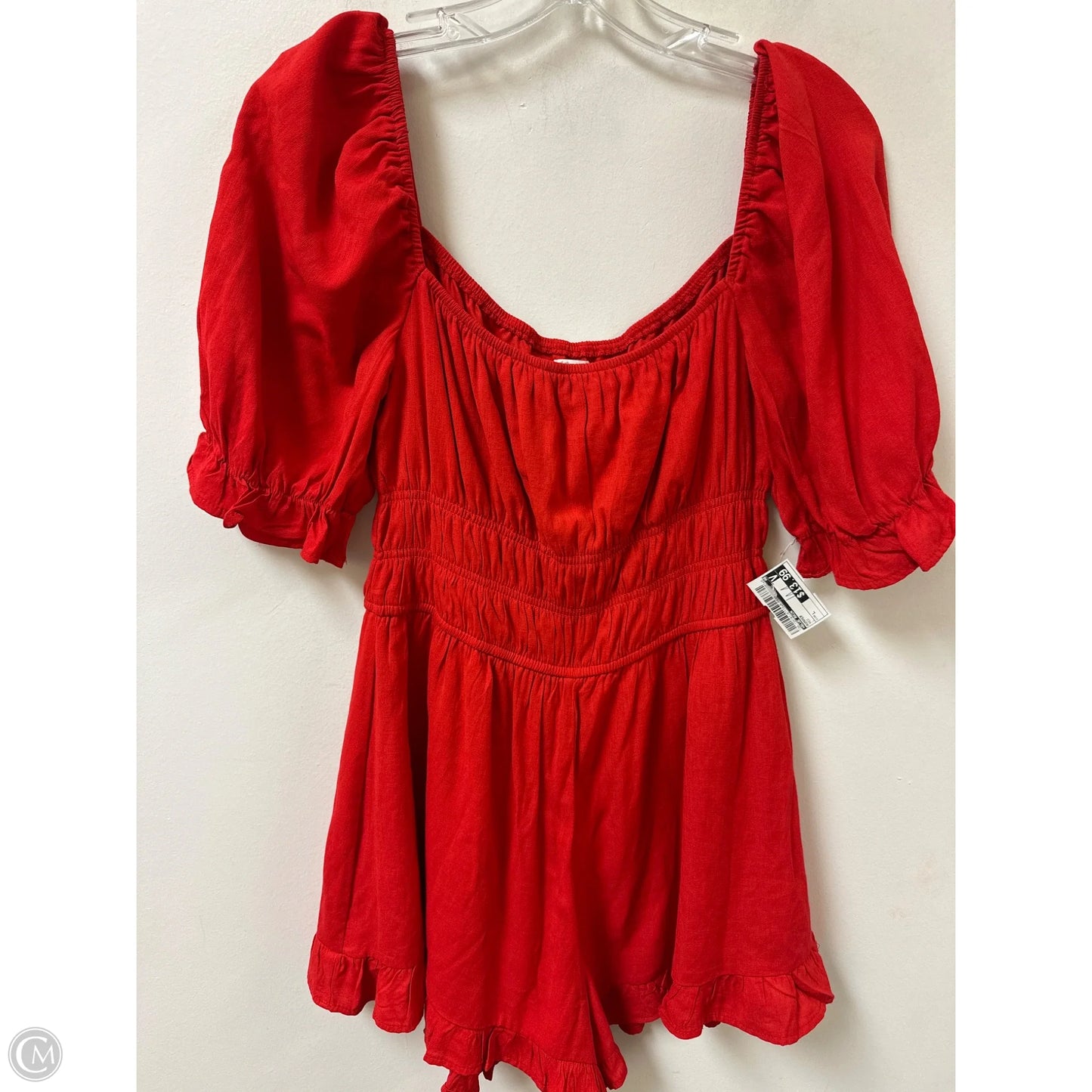 Romper By Blue Rain In Red, Size: L