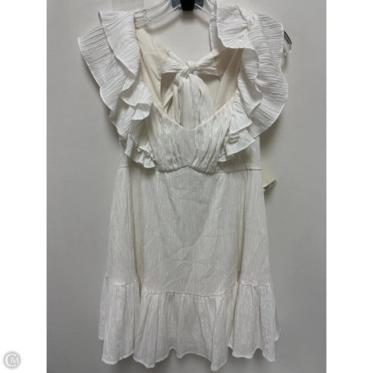 Dress Casual Short By Mustard Seed In White, Size: M