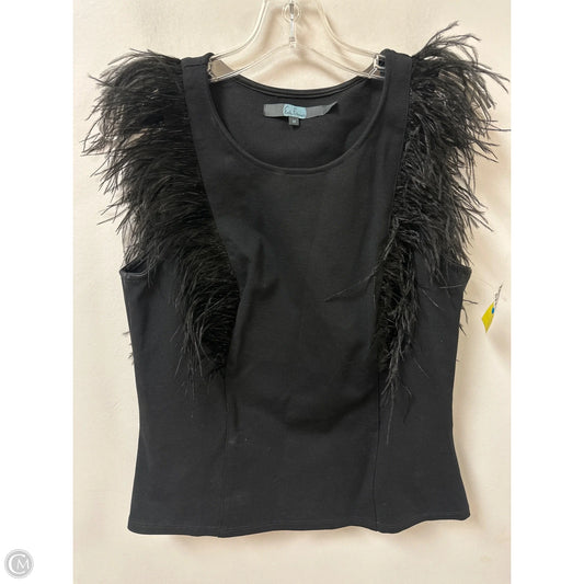Blouse Sleeveless By Eva Franco In Black, Size: M