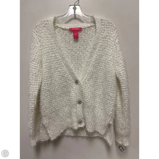 Sweater Cardigan By Catherine Malandrino In White, Size: M