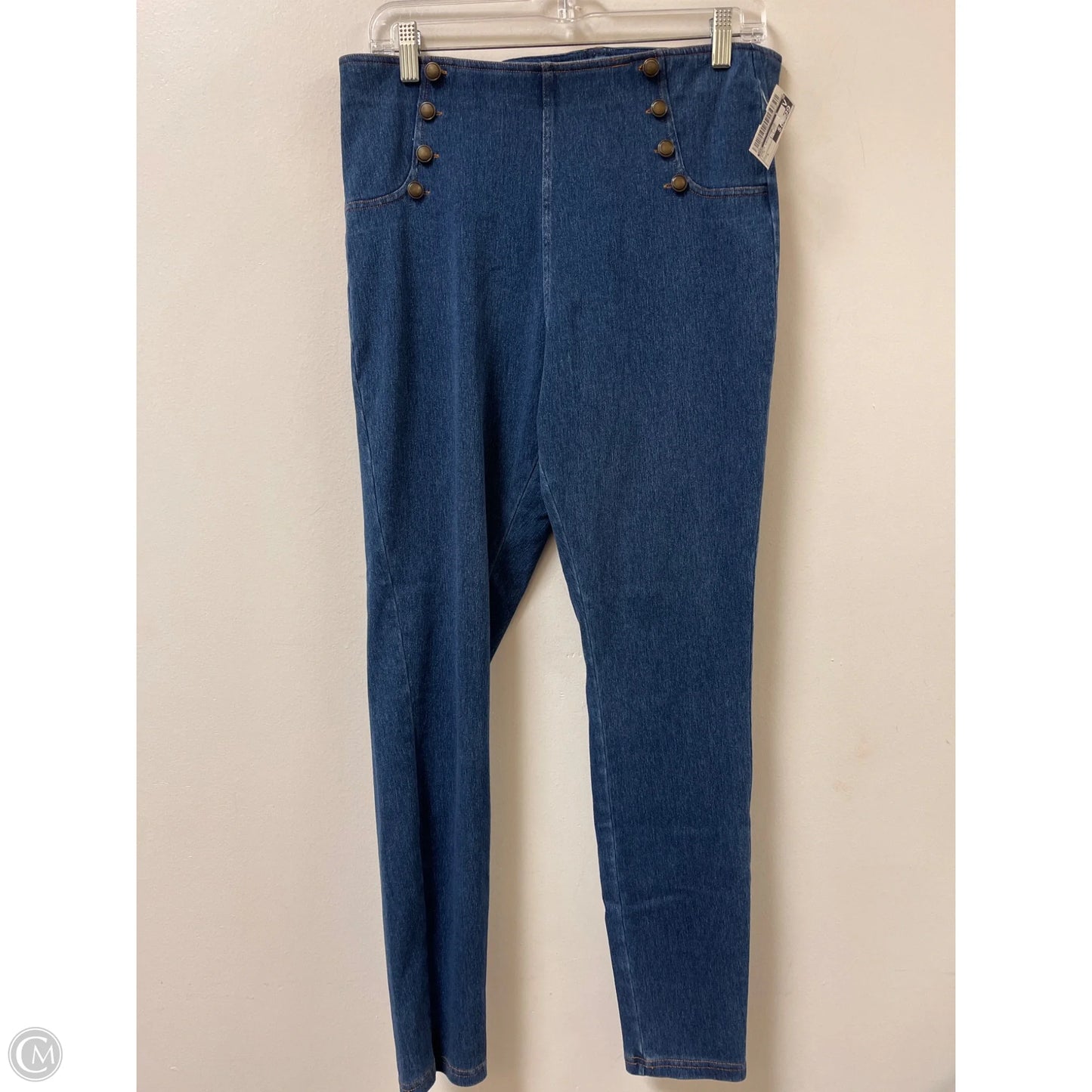 Pants Leggings By Hue In Blue, Size: L