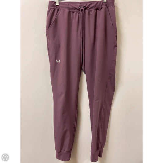 Athletic Pants By Under Armour In Mauve, Size: M