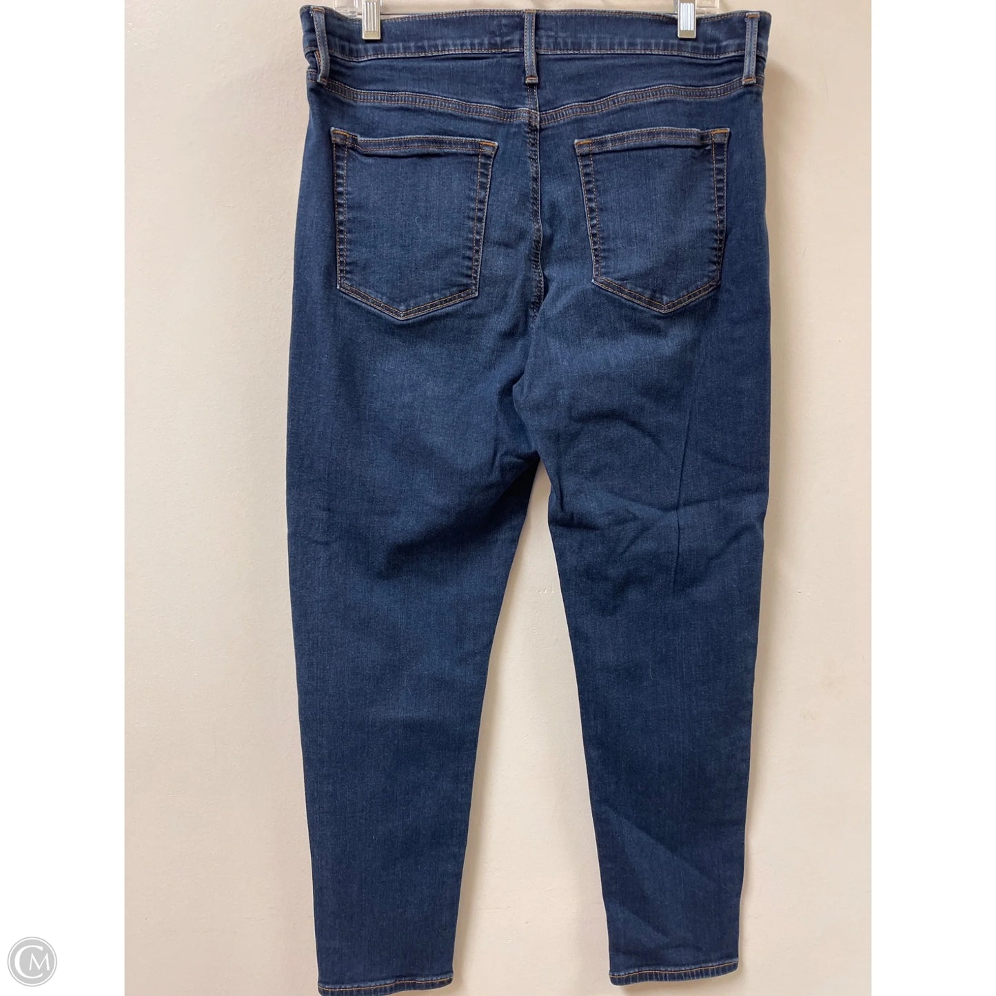 Jeans Skinny By Loft In Blue Denim, Size: 14