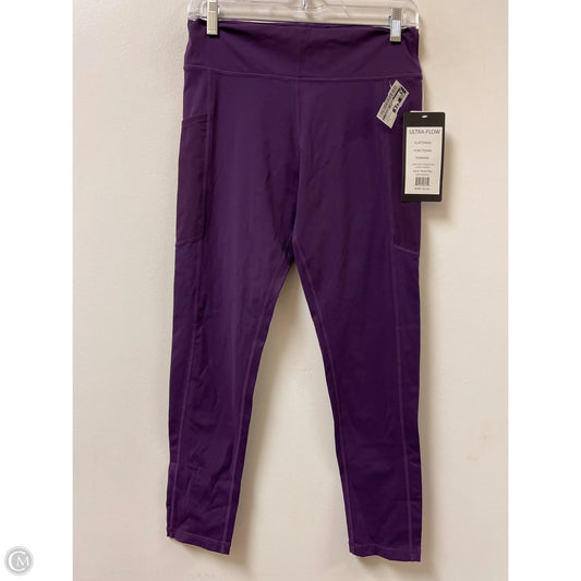 Athletic Leggings By Clothes Mentor In Purple, Size: L