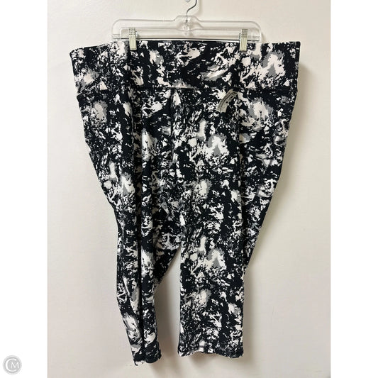 Athletic Capris By Livi Active In Black, Size: 4x