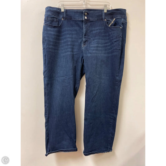 Jeans Boot Cut By Lane Bryant In Blue Denim, Size: 24