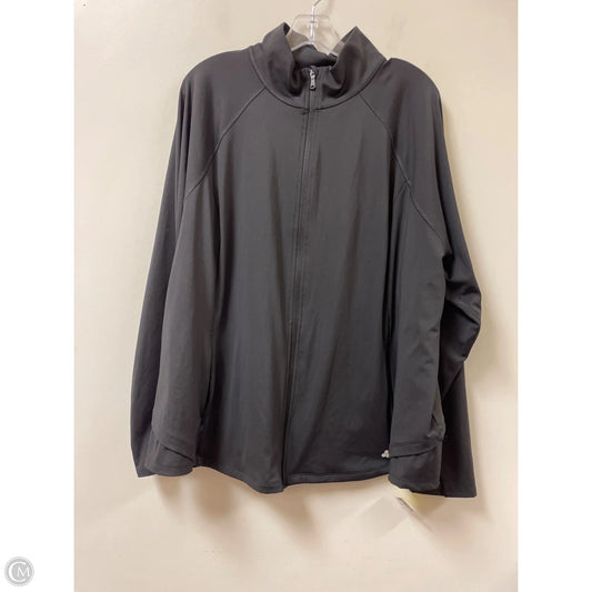 Athletic Jacket By Tek Gear In Black, Size: 3x