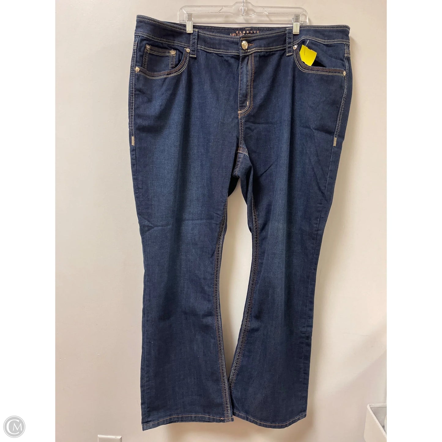 Jeans Boot Cut By Melissa Mccarthy In Blue Denim, Size: 26