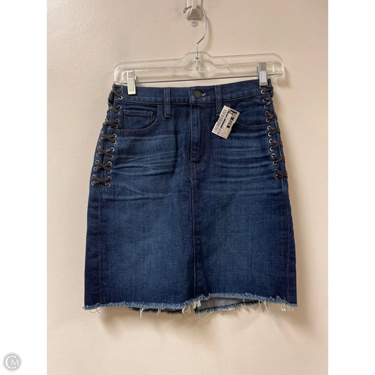 Skirt Mini & Short By Hudson In Blue Denim, Size: 0